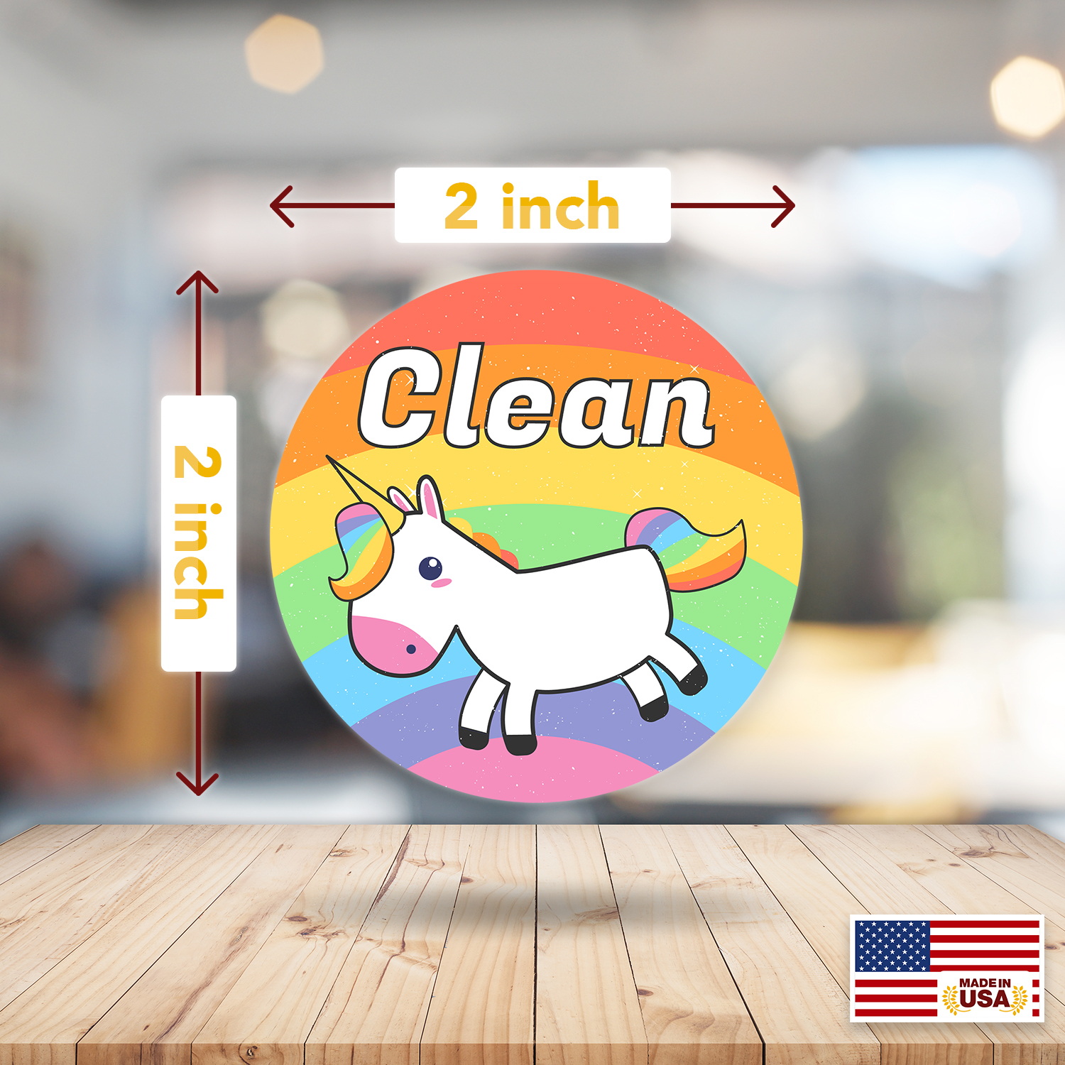 Large Dishwasher Magnet Clean Dirty Sign - Funny Design Magnets - Large, Strong, Cool Magnetic Gadgets for Kitchen Organization and Storage - Strong